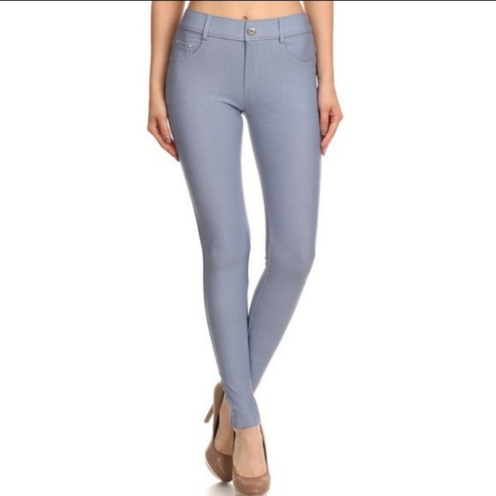 Women's Skinny Jeggings Leggings Pants SL Gray